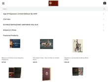 Tablet Screenshot of militaryhistorypress.com
